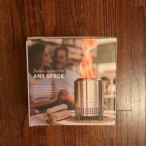 Solo stove Mesa Outdoor Stainless Steel Mini Fire Pit - Silver